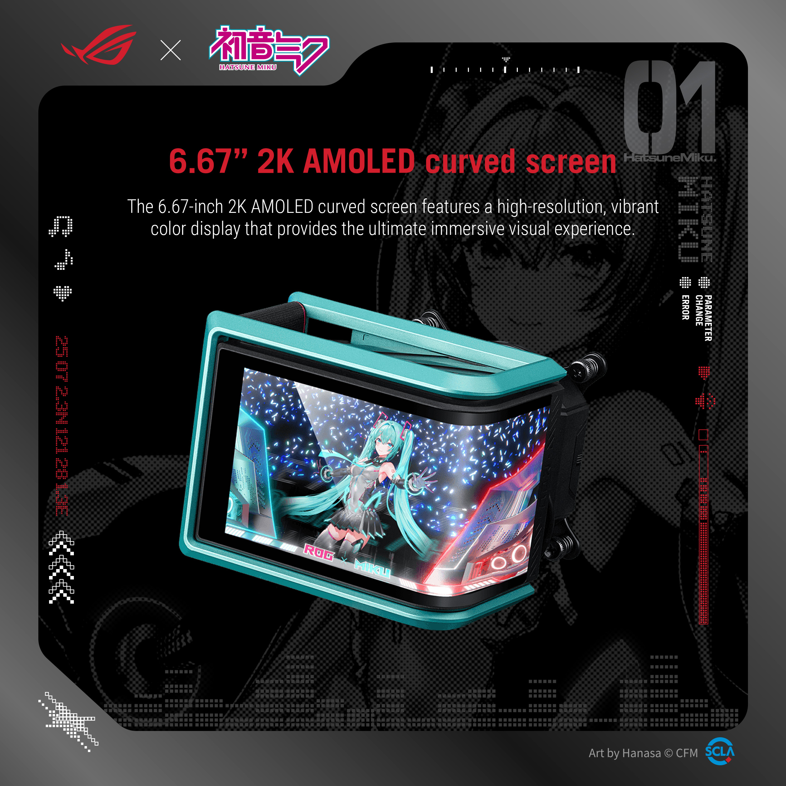 ASUS ROG RYUO IV 360 ARGB Hatsune Miku Edition with curved 6.67